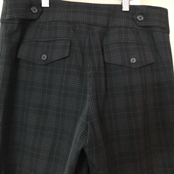 Nine West  Cyndi-Rella Black Check Dress Pant - Picture 3 of 4